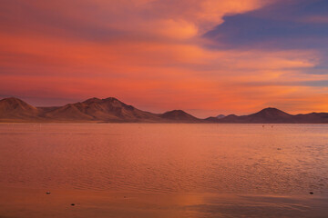Fototapeta na wymiar Lake in Chile