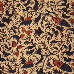 Antique Photograph of Batik Fabric