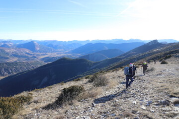 Fototapeta premium rando à la barre des Dourbes, 04