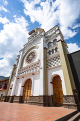 Obraz premium Betulia, Antioquia - Colombia. December 27, 2023. The municipality is located in the southwest of the department at a distance of 113 kilometers from the city of Medellin.