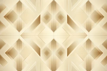 Foto op Canvas Symmetric ivory square background pattern © Lenhard