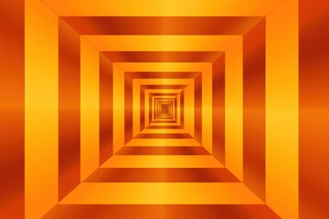 Symmetric orange triangle background pattern