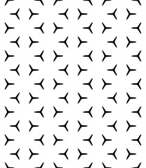 Black seamless abstract pattern. Overlay for background and backdrop. Ornamental design. PNG graphic illustration with transparent background.