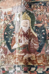 Buddha, frescoes of Hundar Monastery, Thangkas, Buddhist Art, Tibetan Buddhism