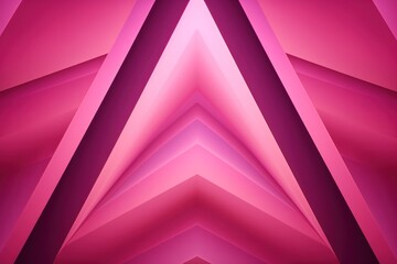 Symmetric pink triangle background pattern