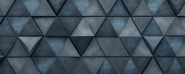 Symmetric slate triangle background pattern