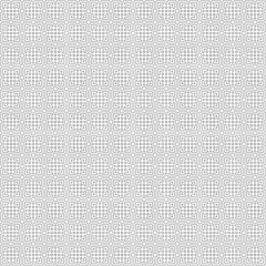 Seamless Chinese window tracery surface pattern design. Repeated black squares, angle brackets on white background. Ancient ethnic ornament wallpaper. Oriental motif, textile print. Vector art.