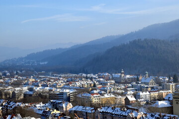 Der Osten von Freiburg im Winter