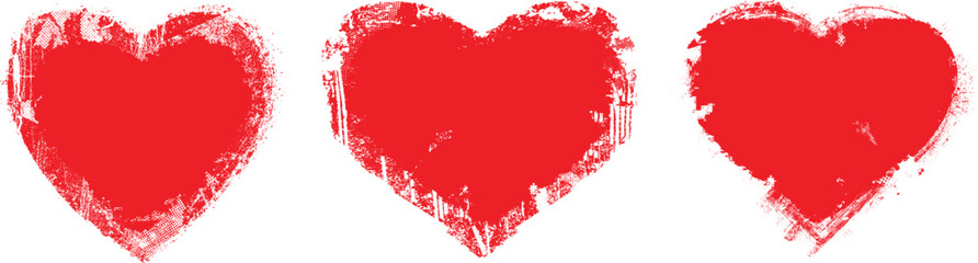 Glitch distorted heart shape . Minimal art design . Noise destroyed heart logo . Trendy defect error shapes . Glitched frame .Broken effect . Grunge texture . Distress effect .vector