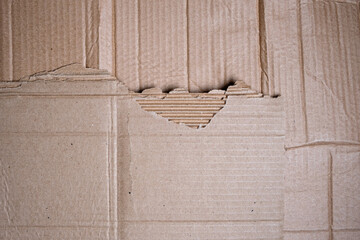 Corrugated cardboard background