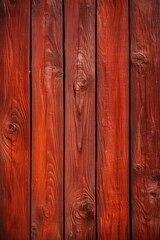 Vermilion wooden boards with texture as background