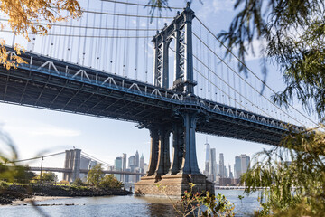New York, Manhattan Bridge, autumn 2023
