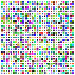 seamless pattern with coloured squares