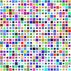 seamless pattern with coloured squares