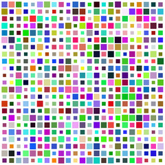 seamless pattern with coloured squares
