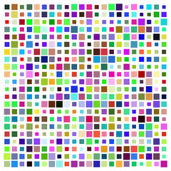seamless pattern with coloured squares
