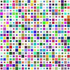 seamless pattern with coloured squares