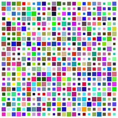seamless pattern with coloured squares