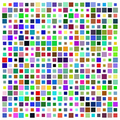 seamless pattern with coloured squares