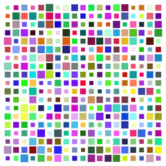 seamless pattern with coloured squares