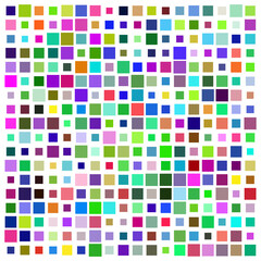 seamless pattern with coloured squares