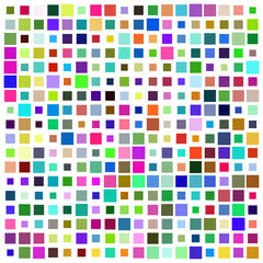seamless pattern with coloured squares