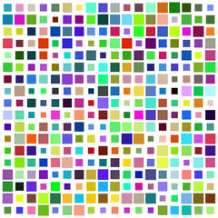 seamless pattern with coloured squares