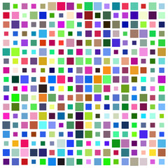 seamless pattern with coloured squares