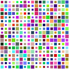 seamless pattern with coloured squares