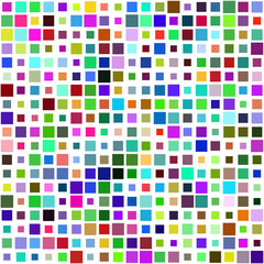 seamless pattern with coloured squares