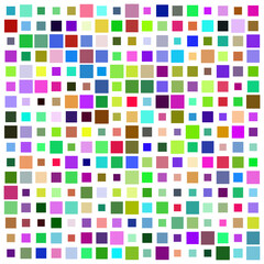 seamless pattern with coloured squares