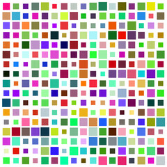 seamless pattern with coloured squares