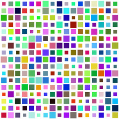 seamless pattern with coloured squares