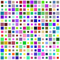seamless pattern with coloured squares