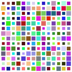 seamless pattern with coloured squares