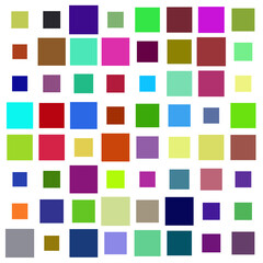 seamless pattern with coloured squares