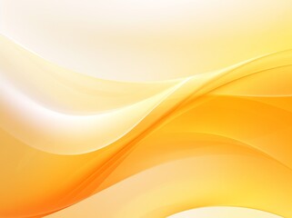 Yellow and Orange Abstract Background: Soft Lines, Light White, Gold Accents, Digitally Enhanced Visual