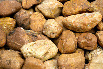Fototapeta na wymiar Brown rocks, stones for background