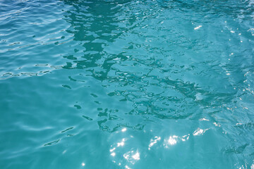 Summer time,  Beautiful blue sea