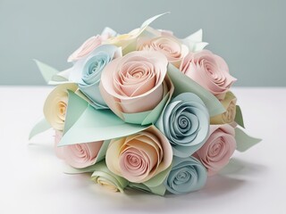 Paper Pastel Bouquet