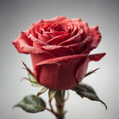 single red rose