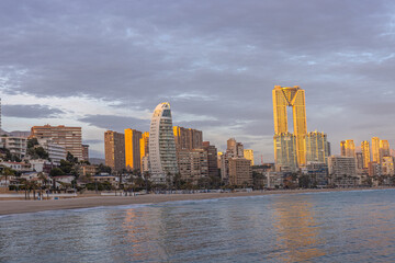 Naklejka premium Benidorm, Spain - January 2 2024 