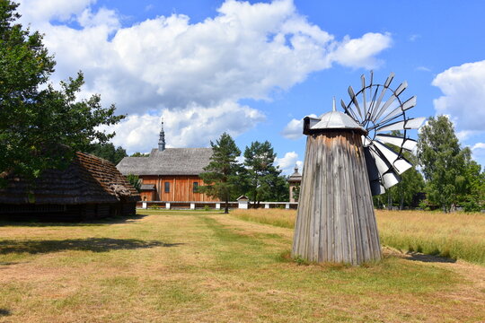 Park Etnograficzny Muzeum Kultury Ludowej w Kolbuszowej, Podkarpackie, Polska,  tu powstał film "1670"