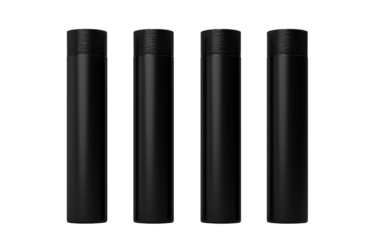 Collection of cosmetic bottles isolated on a white background