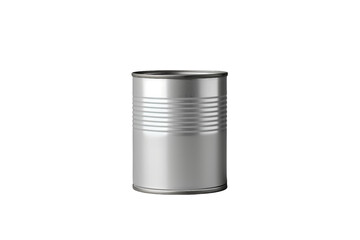 Layout tin can, insulated on white