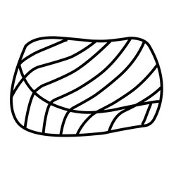 tuna outline icon