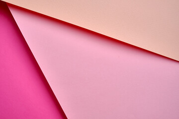 Abstract texture of colored paper. Geometric shapes and lines in bright colors. Place for text....