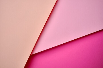 Abstract texture of colored paper. Geometric shapes and lines in bright colors. Place for text....