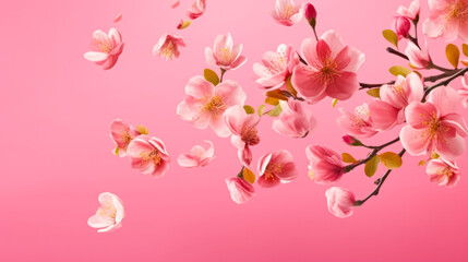 delicate petals unfurling against a colorful backdrop.