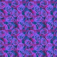 Easter eggs seamless pattern for wrapping paper and fabrics and kids clothes print and kitchen textiles